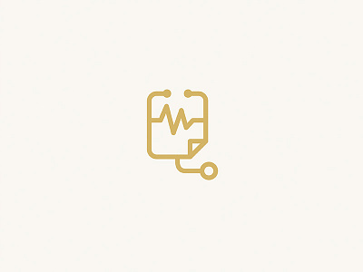 Medical Report branding design icon logo logo design