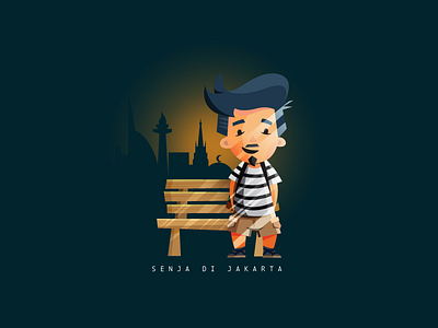 Senja di Jakarta character indonesia jakarta senja