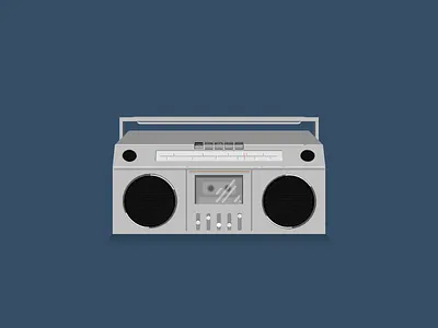Boom Box 📼 boom box catarina jönsson illustration music stereo