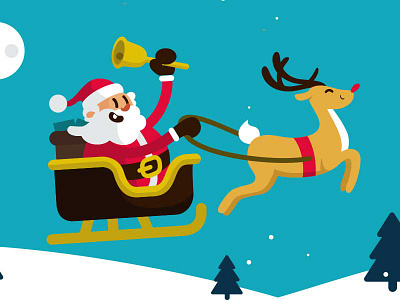 Santa Claus christmas illustration