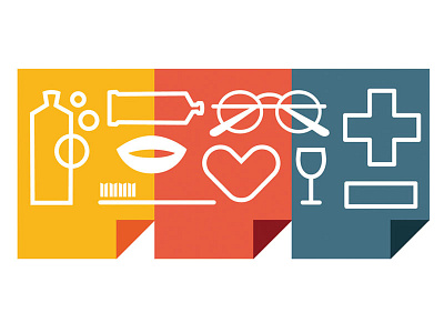 Health icons choices graphic health icon lifestyle medicine simple symbol
