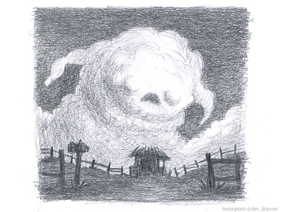 Cloud Creature animation art character cloud creature design drawing illustration pen sketch sketchbook