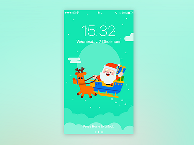 Wallpaper Bum Santa character christmas design holidays illustration santa wallpaper