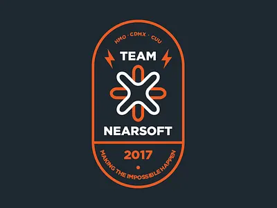 Team Nearsoft 2017 badge illustration nearsoft