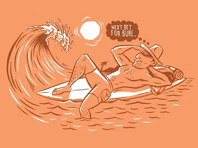 The Traveller archetypes characters handrawn south africa surfing zigzag