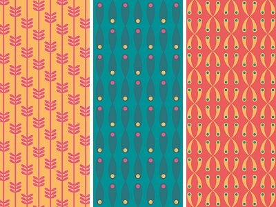 Honeysuckle [coordinates] abstract background colorful digital graphic graphic design happy kids pattern print vector wallpaper