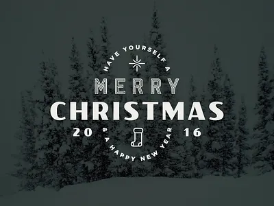 Christmas Cards christmas holiday card minimal rustic stocking typography