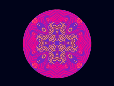 FESTELAR - Kaleidoscope #2 animation geometry gif kaleida kaleidoscope motion graphics music music festival