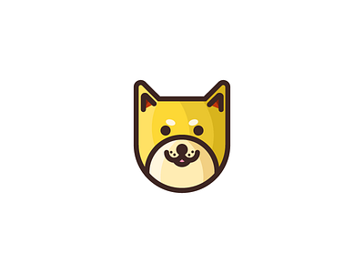 Doge animals dog doge icon illustration