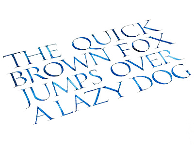 Roman Capitals calligraphy ink pangram pen and ink roman capitals the quick brown fox