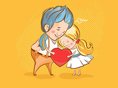 love, Valentine's Day background characters greeting card heard kiss love man valentine day woman
