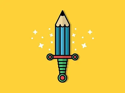 Sword Pencil drawing pencil sword vector