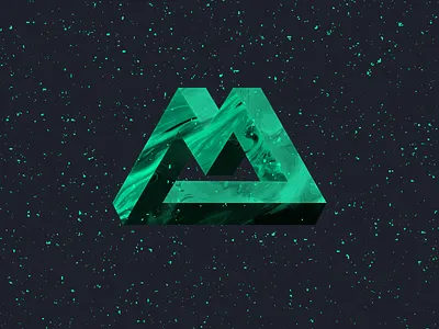 @_vent 13 - M escher geometry green impossible m marble material snow space stars