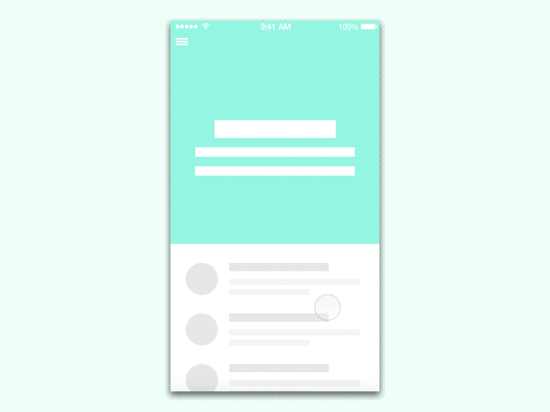 Feed Wireframe Prototype Refresh feed prototype refresh wireframe