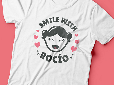 Smile with Rocío design identity illustration logo typography vector