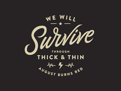 August Burns Red august burns red calligraphy hand lettering lettering t shirt type typography