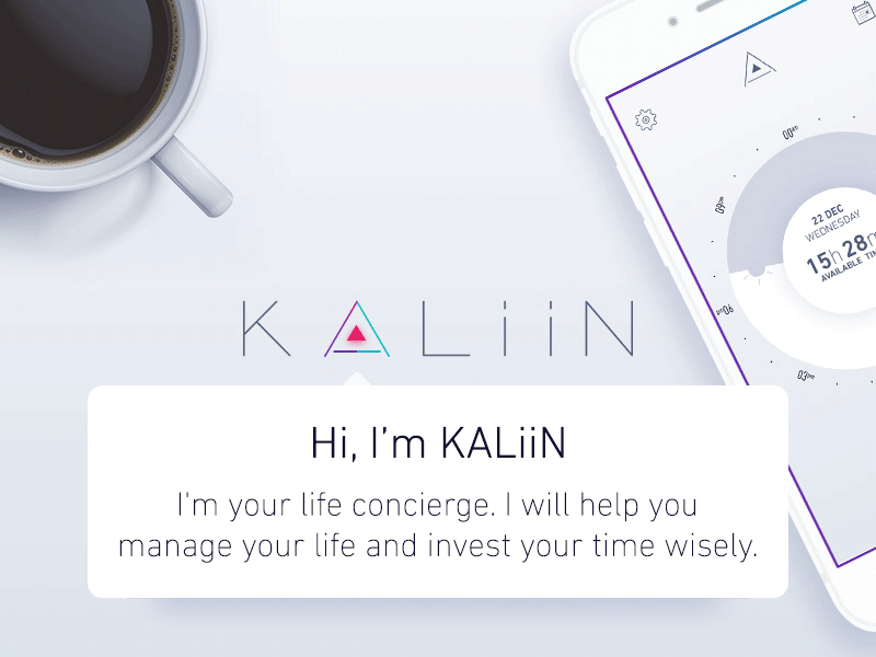 Artificial Intelligence Calendar ai ai calendar artificial intelligence assistant calendar concierge dashboard kaliin logo planning