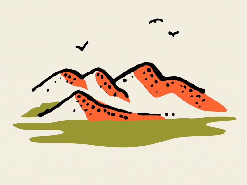 Sunset - Such a subtle Loader after effects animation birds design gif graphic loader miami mountains svg web