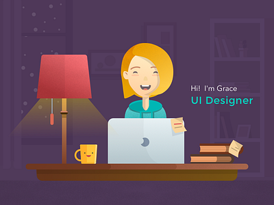 Hi, Designer Illustrations illustrations sketch ui