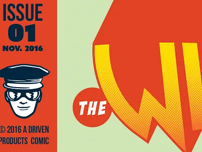 Wheelman chauffeur comic books comics halftone illustration