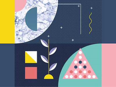 Night colors design illustration illustrator shapes texture vector