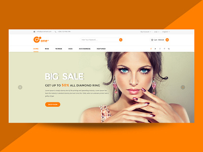 Shop - Hero area banner color ecommerce shop slider template ui ux web