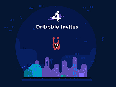 Dribbble Invitation Giveaway giveaway icon invitation invite invites ios iphone ui ux