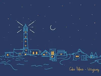 Cabo Polonio - Uruguay cabo illustration polonio rocha tourism uruguay