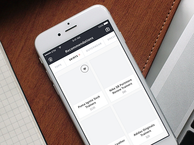 Wireframes for Fashion App - BBQ fashion app ios app ios designer ios fashion mockup social cloth social fashion app wireframes