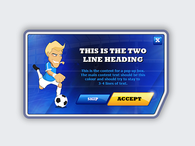 Championship Manager Rivals UI facebook game football illustration soccer social game ui