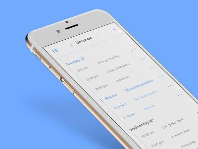 Schedule - Daily UI #71 calendar dailyui date list plan schedule todo