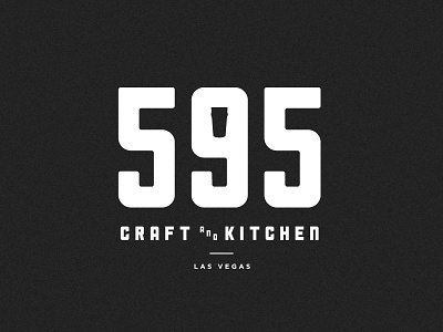 595 logo beer craft kitchen las vegas logo negative space