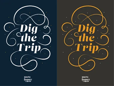 Dig the Trip funny graphic inspirational musical poster san francisco somamusical south of market tech