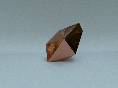 Metal Stone 3d crystal fun project felix