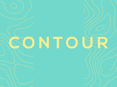 Contour logo pattern topography