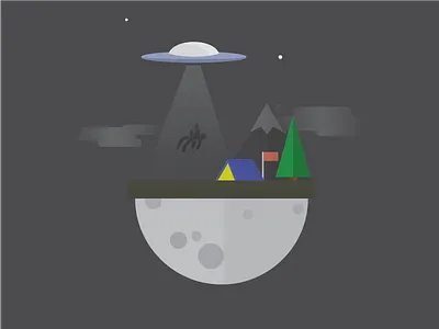 Never Camp Alone abducted camping sky ufo