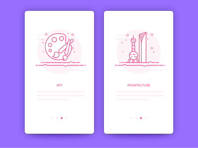 the app for designer 04 architecture art card icon illustration like s screen ui web