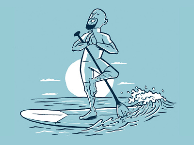 The SUPer africa archetypes characters handrawn kronk south studiokronk surfing zigzag