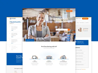 Morningstar Storage - RWD branding redesign rwd storage ux visual design