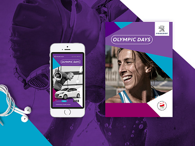 Peugeot olympic days atl btl car geometry key minimal olumpic peugeot promo visual web