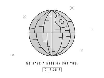 Star of Death death star illustrator rogue one star wars vector