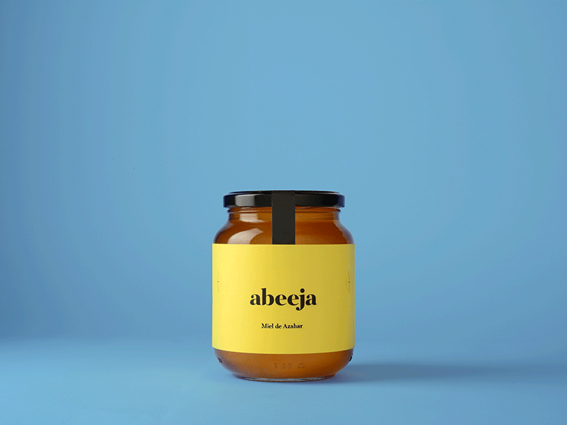 Abeeja — 500g abeja bee brand honey logo miel naming nombre packaging