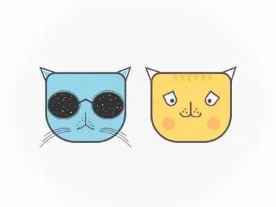 Cute Cat Illustration cat cute icon illustration vector