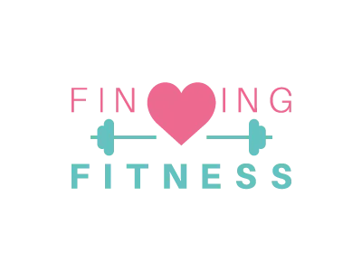 Finding Fitness Logo #1 fitness gym heart logo