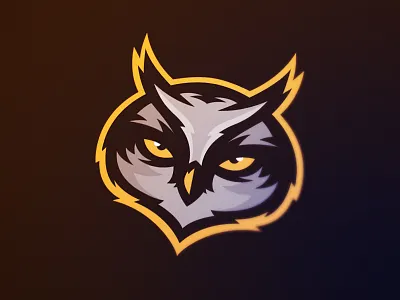 Owl bird bold branding esports identity logo logotype mascot owl sports team