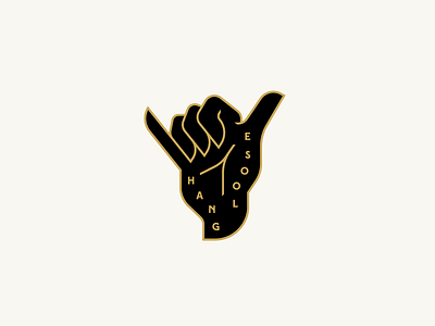 Hang Loose hand pin shaka