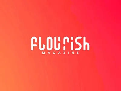 Flourish Magazine concept cool idea illustration illustrator inspiration logo magazine photoshop vibrant