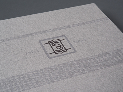 Portfolio custom logo monogram portfolio print printisnotdead promo promotional sd