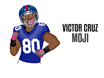 Victor Cruz app character design emoji icon icons illustration ios music sticker ui vector