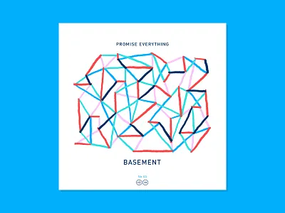 10x16 — #3: Basement - Promise Everything 10x16 abstract album artwork art color illustration music